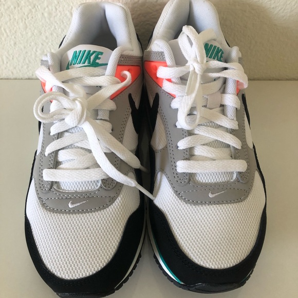 Womens Nike Air Max Correlate White/New Green/ Bright Mango/Black Size 7 - Picture 5 of 11